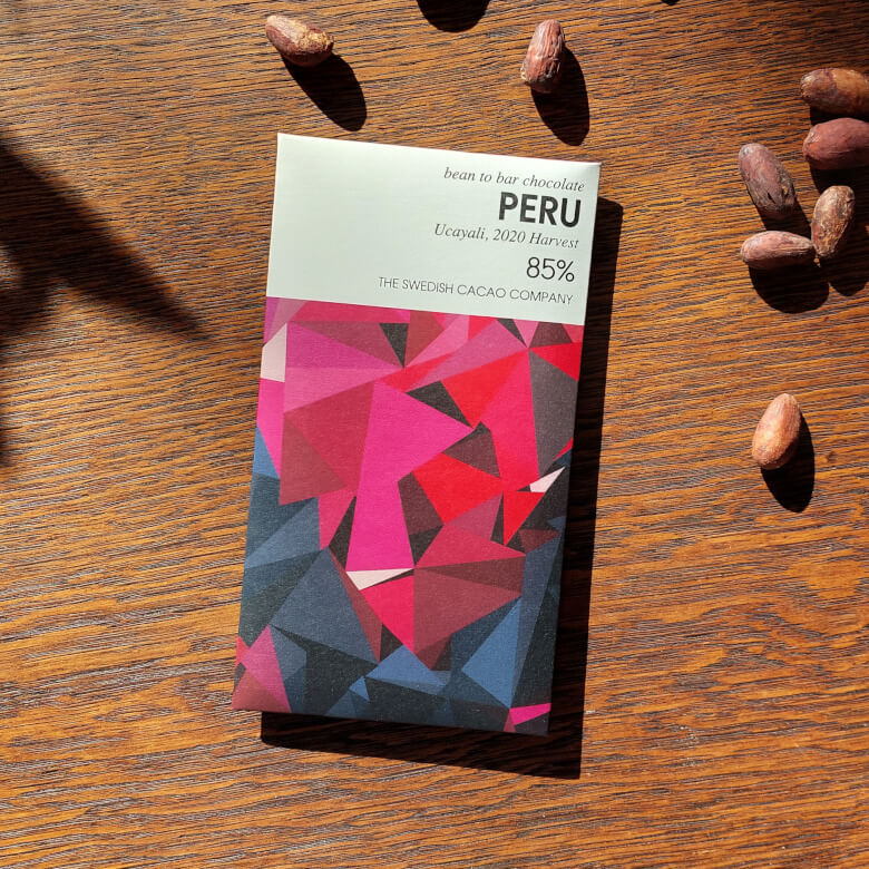 Dunkle Schokolade Peru Ucayali von der Swedish Cacao Company