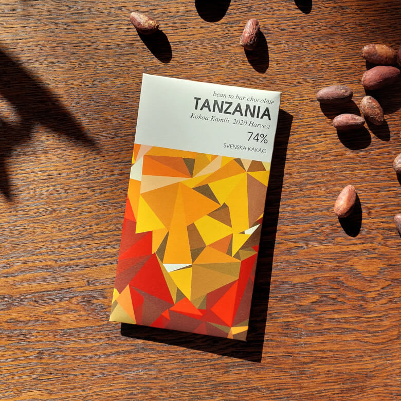 Dunkle Schokolade aus Tanzania von der Swedish Cacao Company 