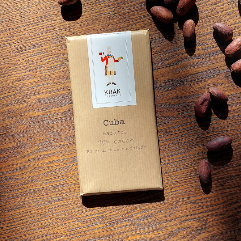 Dunkle Schokolade Cuba Baracoa von KRAK Chocolade